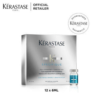 Kerastase Specifique Cure Apaisante 12x6ml-Leekaja Beauty Salon | Best Hair Salon Singapore