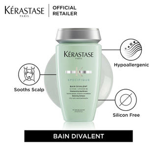 Kerastase Specifique Bain Divalent 250ml-Leekaja Beauty Salon | Best Hair Salon Singapore